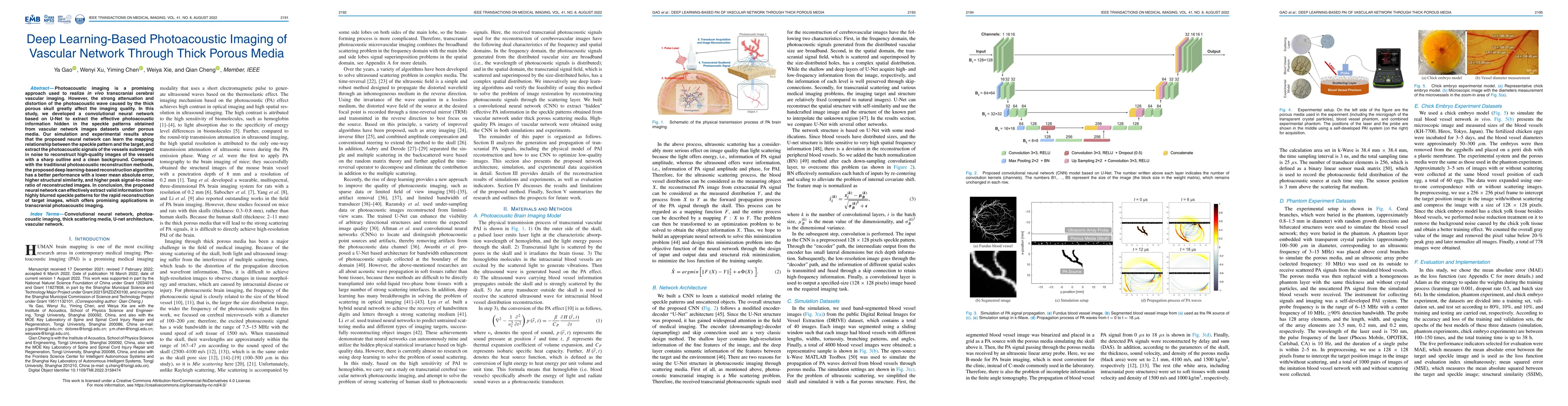 Thumbnail for Deep learning-based photoacoustic imaging of vascular network through
  thick porous media