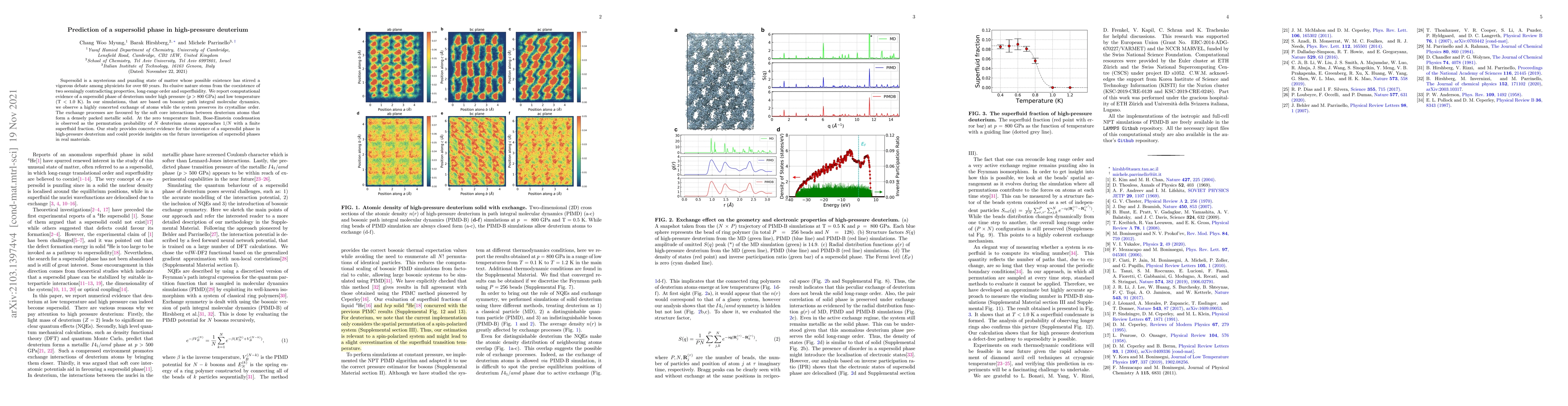 Thumbnail for Prediction of a supersolid phase in high-pressure deuterium
