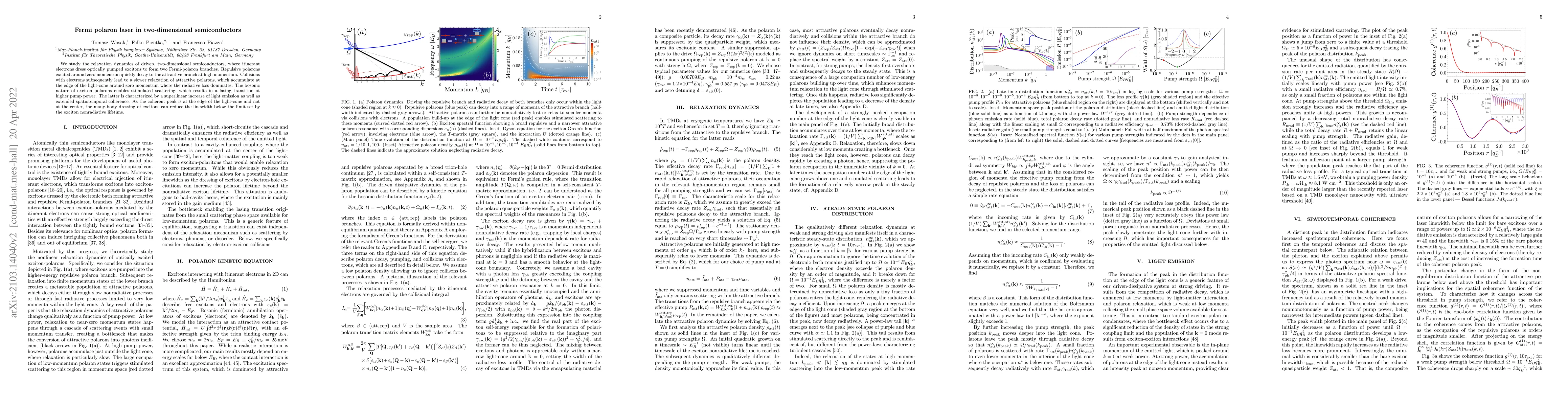 Thumbnail for Fermi polaron laser in two-dimensional semiconductors