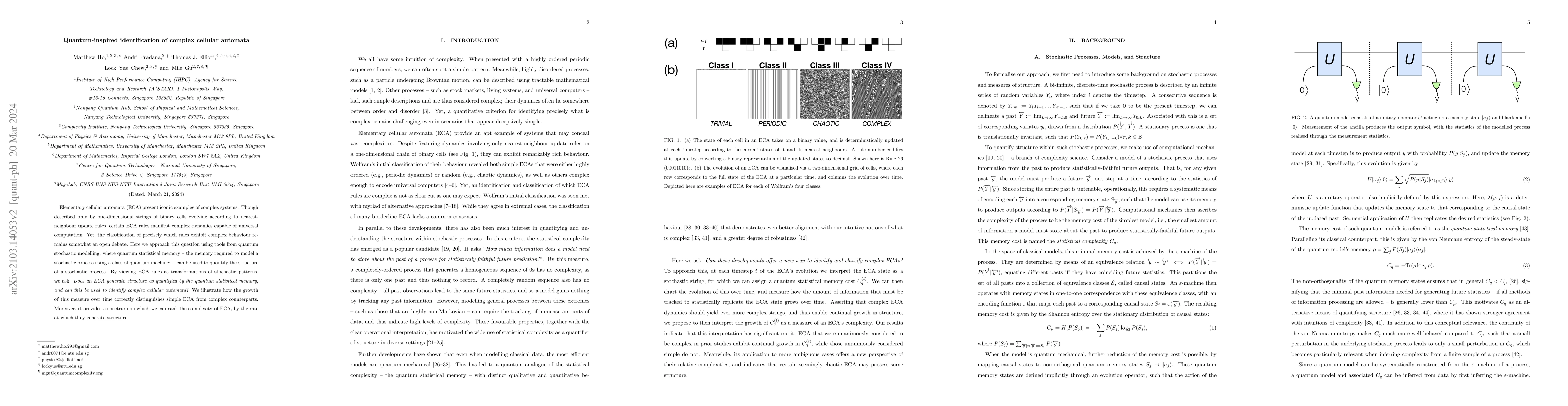 Thumbnail for Quantum-inspired identification of complex cellular automata