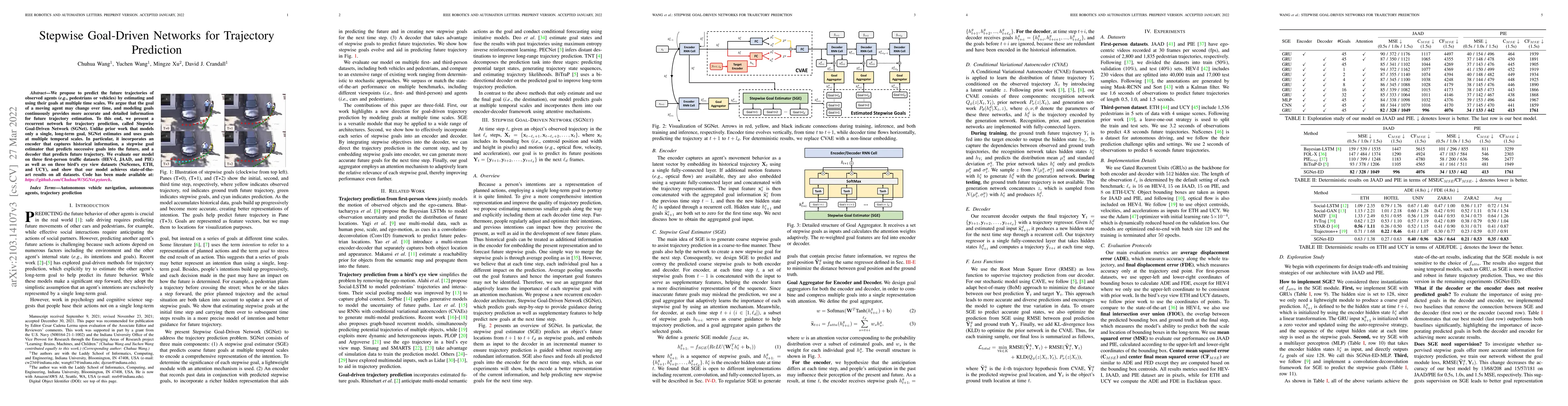Thumbnail for Stepwise Goal-Driven Networks for Trajectory Prediction