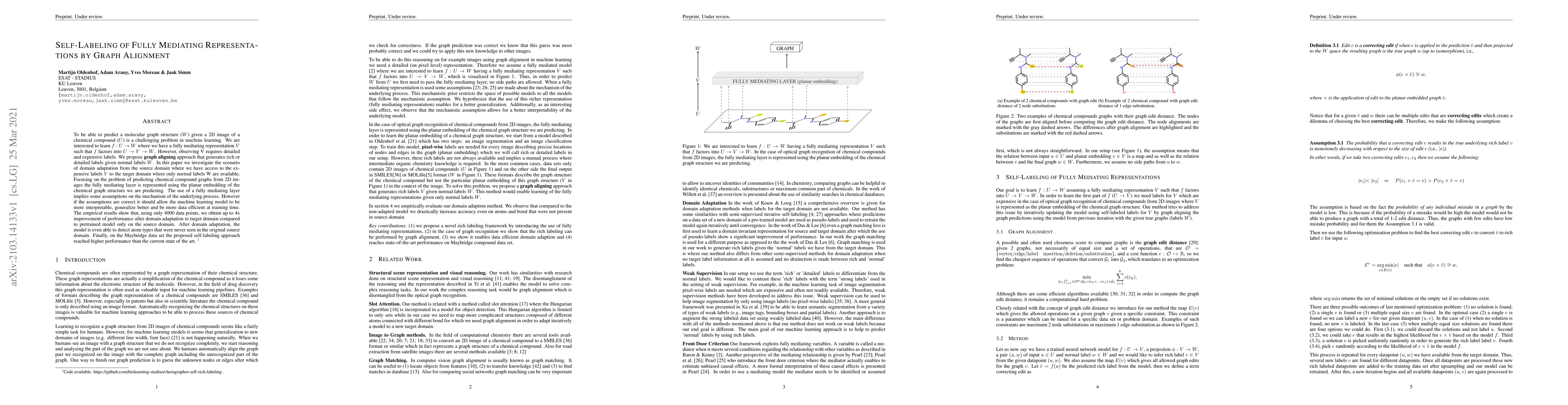 Thumbnail for Self-Labeling of Fully Mediating Representations by Graph Alignment