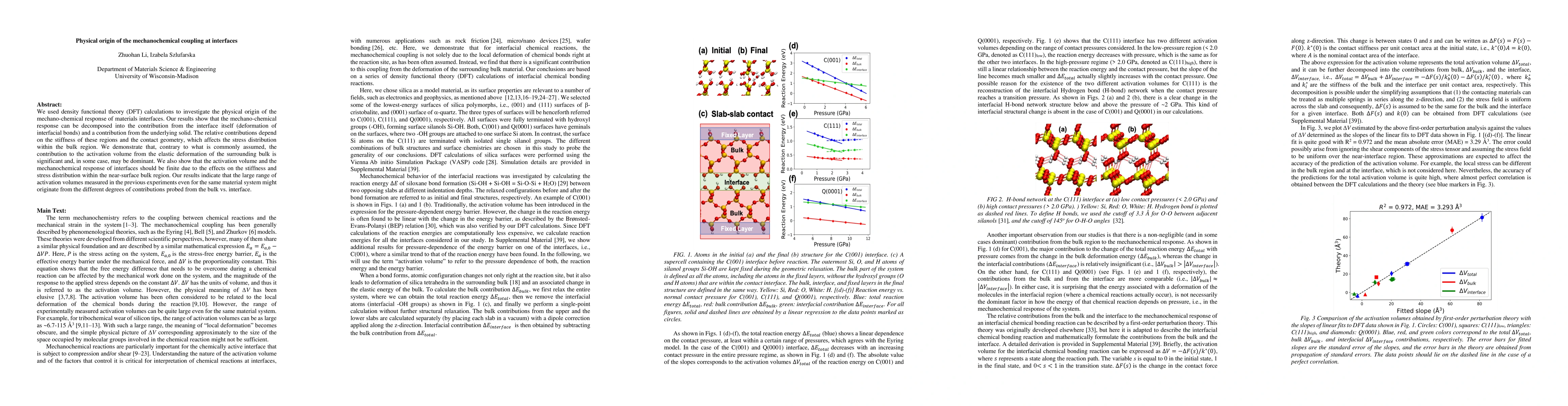 Thumbnail for Physical Origin of the Mechanochemical Coupling at Interfaces