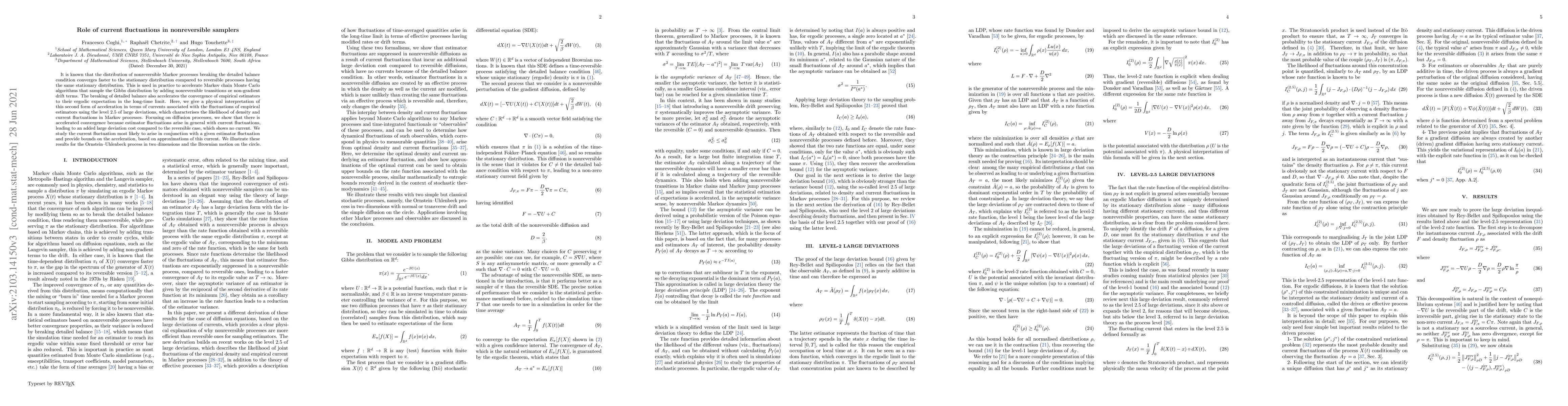 Thumbnail for Role of current fluctuations in nonreversible samplers