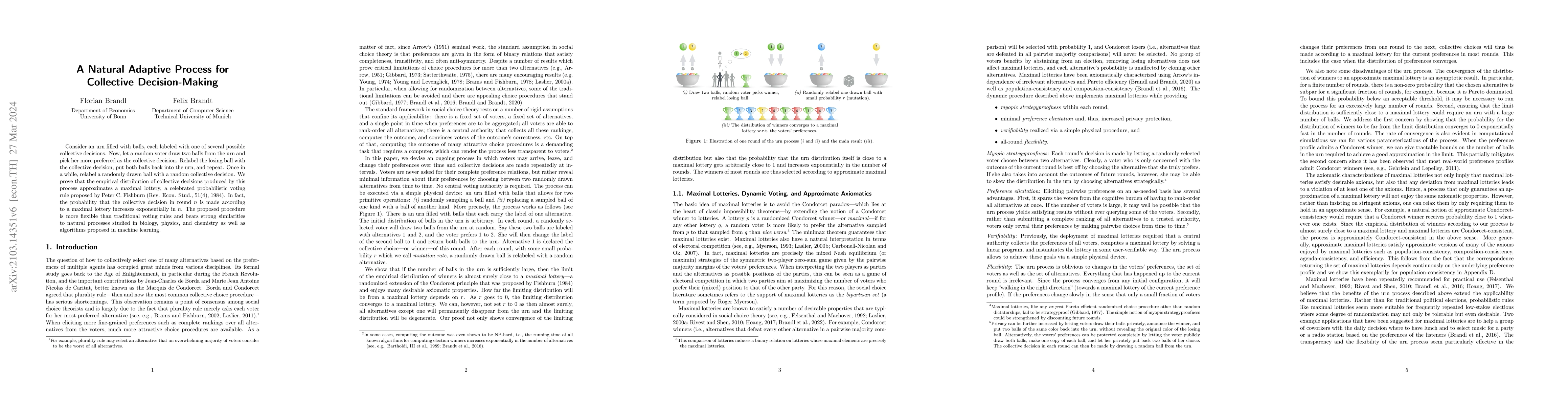 Thumbnail for A Natural Adaptive Process for Collective Decision-Making