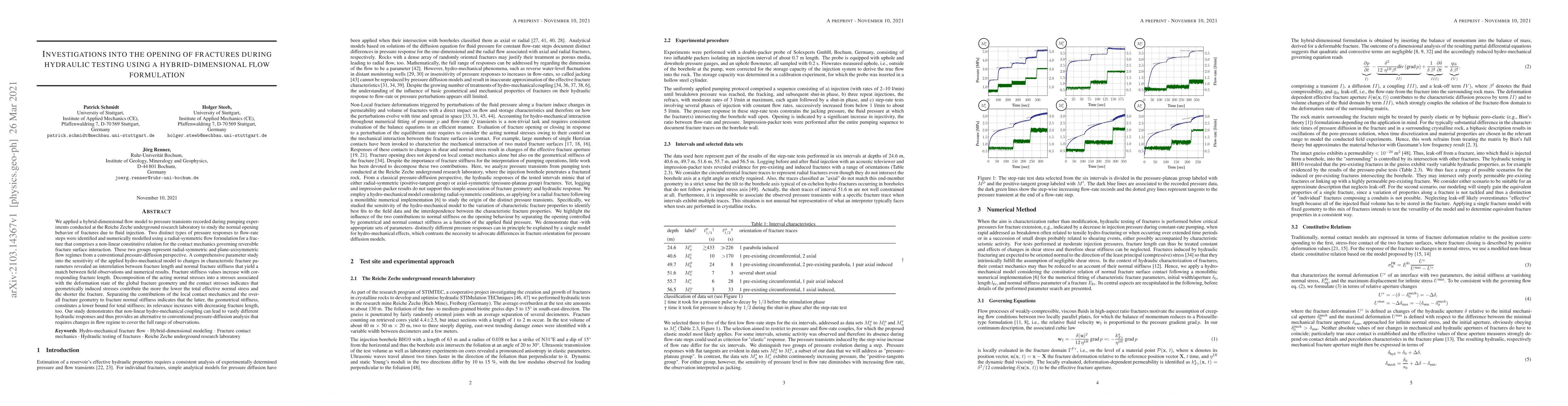 Thumbnail for Investigations into the opening of fractures during hydraulic testing
  using a hybrid-dimensional flow formulation