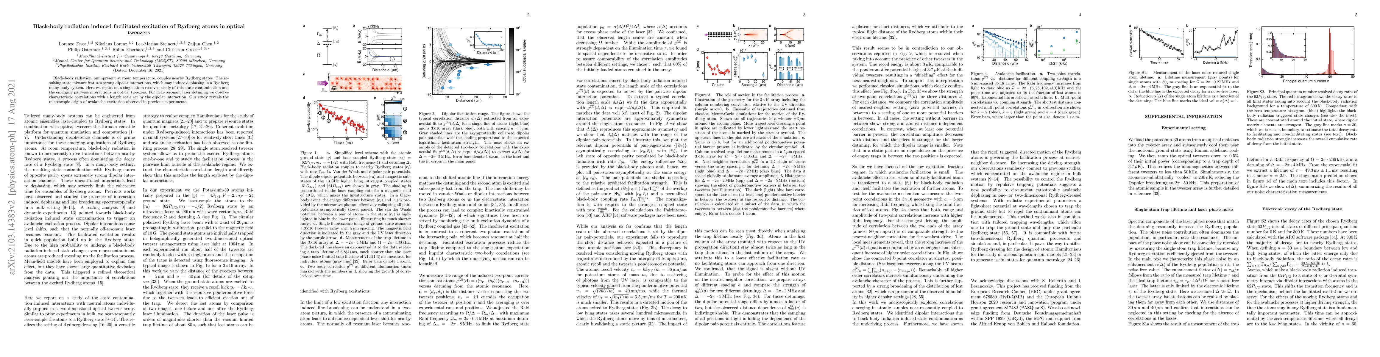 Thumbnail for Black-body radiation induced facilitated excitation of Rydberg atoms in
  optical tweezers