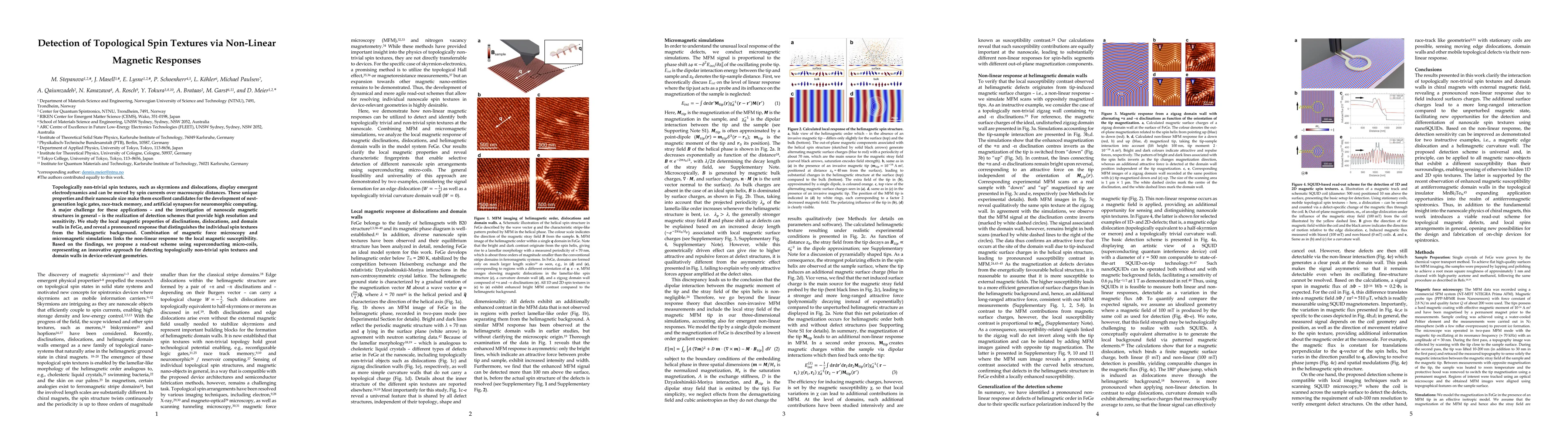 Thumbnail for Detection of Topological Spin Textures via Non-Linear Magnetic Responses