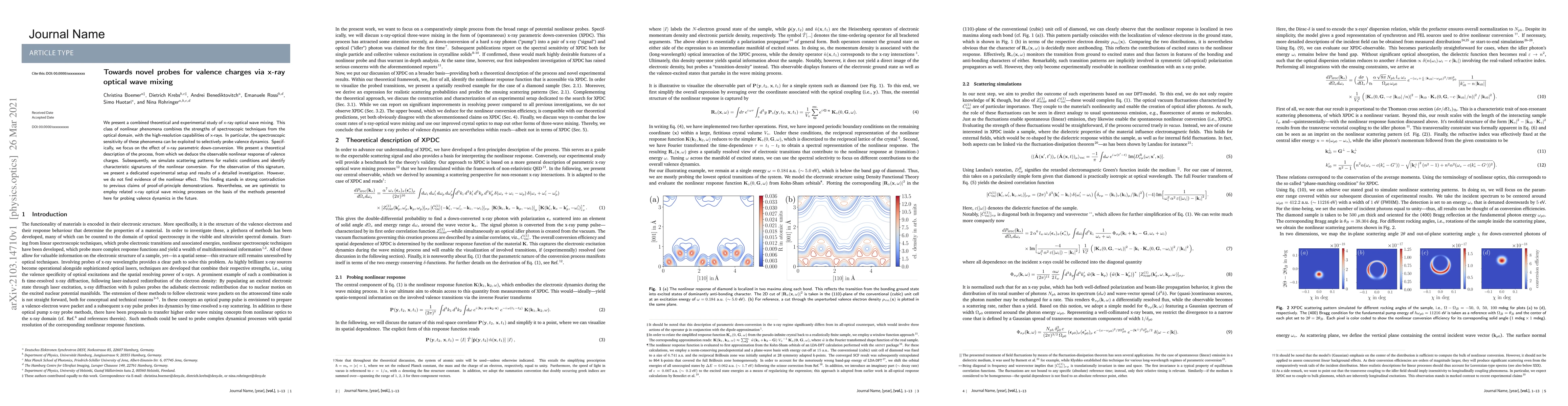 Thumbnail for Towards novel probes for valence charges via X-ray optical wave mixing