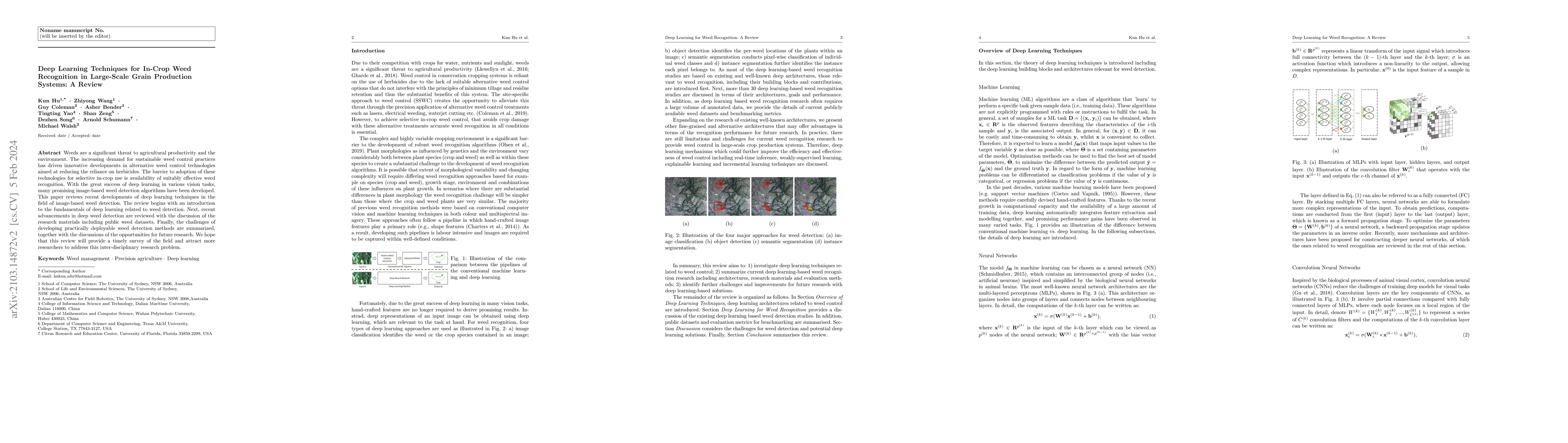 Thumbnail for Deep Learning Techniques for In-Crop Weed Identification: A Review