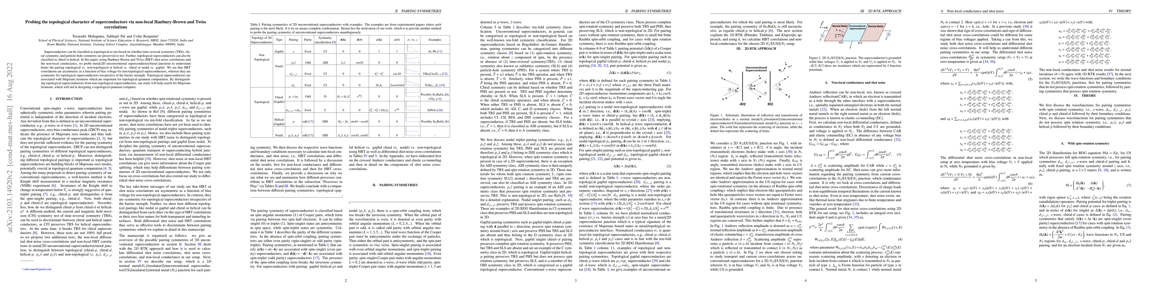 Thumbnail for Probing the topological character of superconductors via non-local
  Hanbury-Brown and Twiss correlations