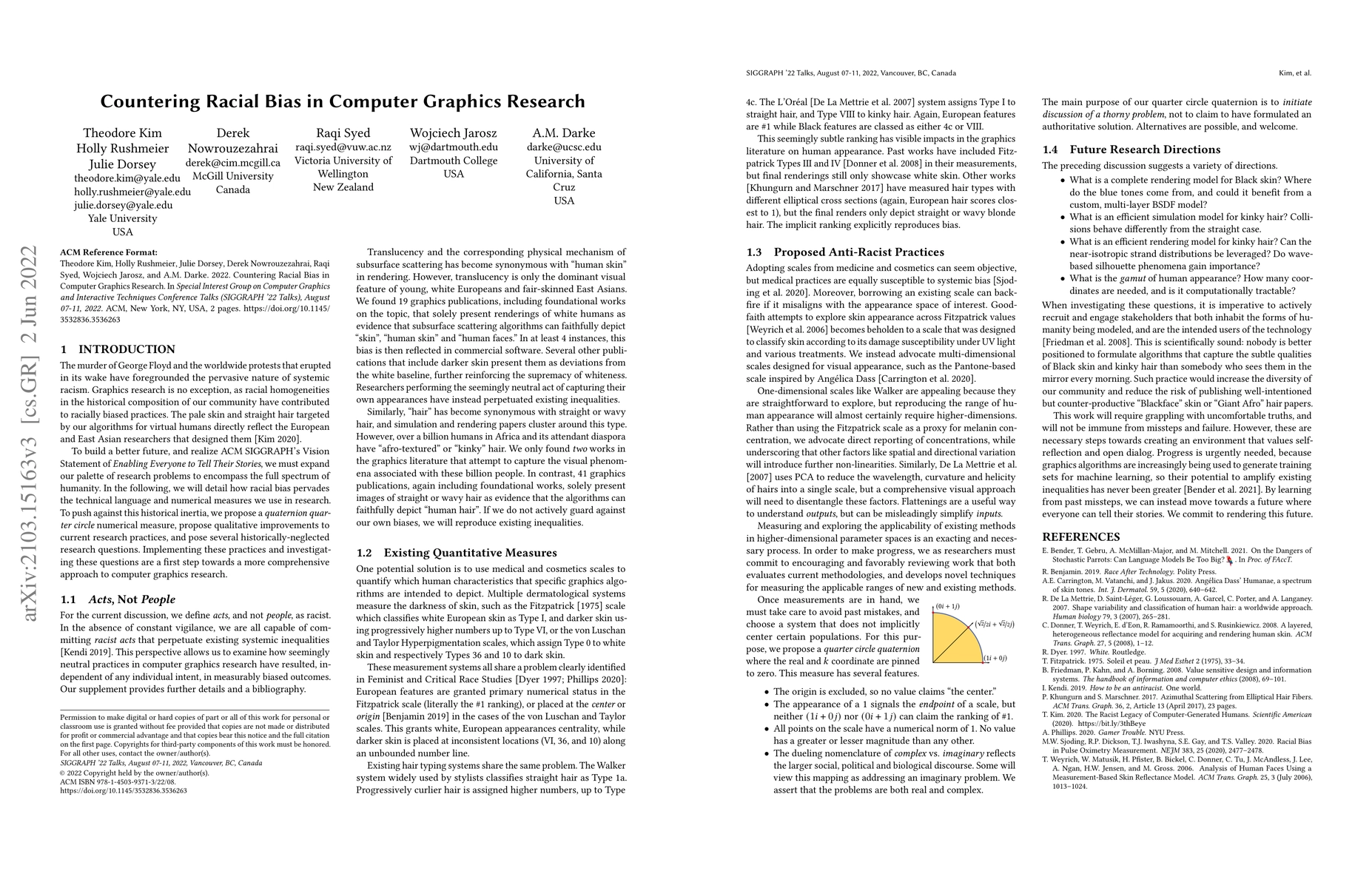Thumbnail for Countering Racial Bias in Computer Graphics Research