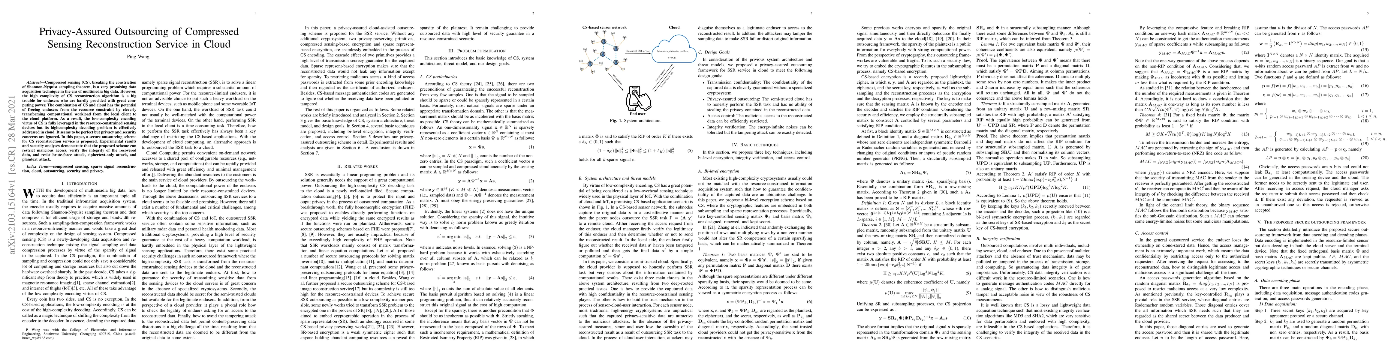 Thumbnail for Privacy-Assured Outsourcing of Compressed Sensing Reconstruction Service
  in Cloud