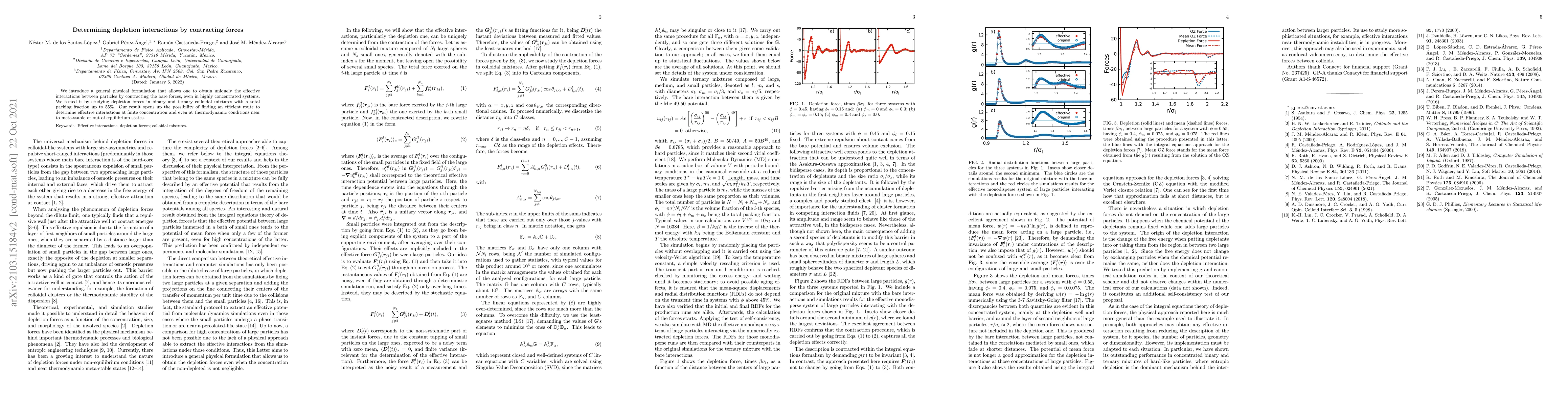 Thumbnail for Determining depletion interactions by contracting forces