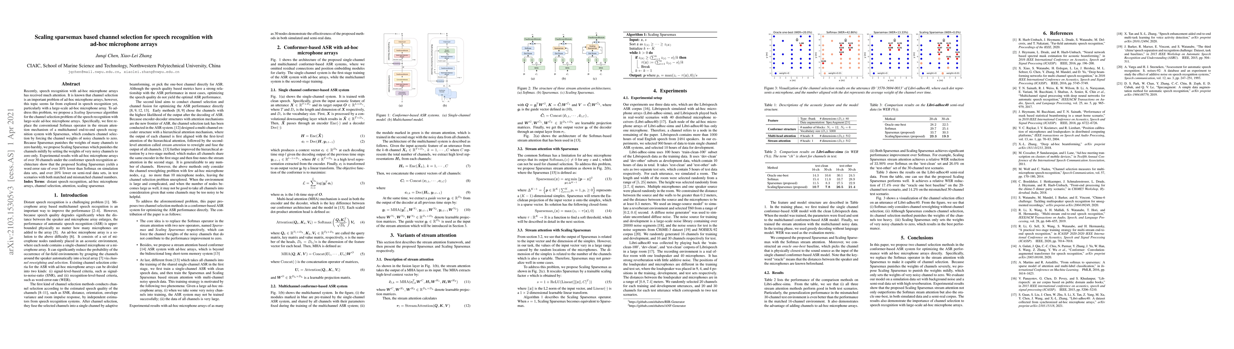 Thumbnail for Scaling sparsemax based channel selection for speech recognition with
  ad-hoc microphone arrays