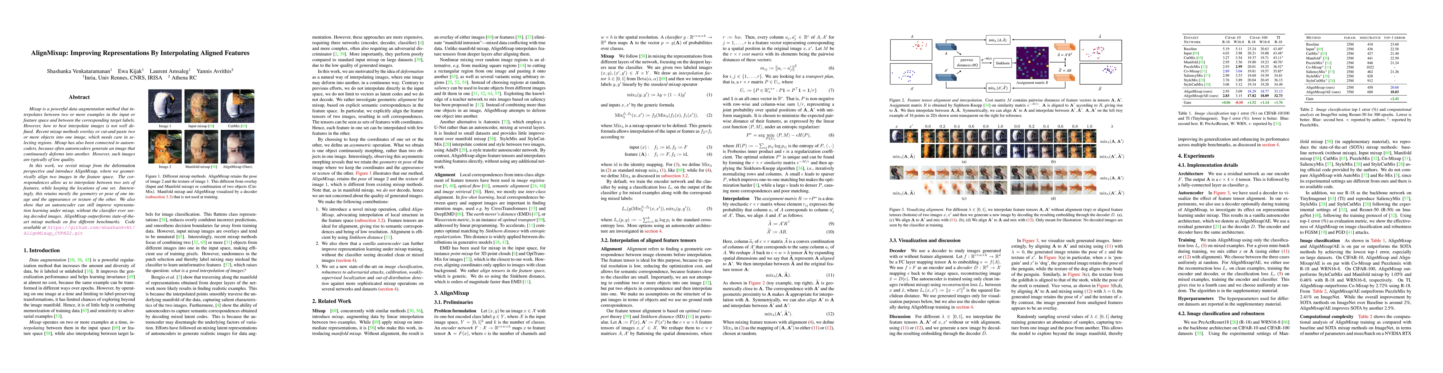 Thumbnail for AlignMixup: Improving Representations By Interpolating Aligned Features