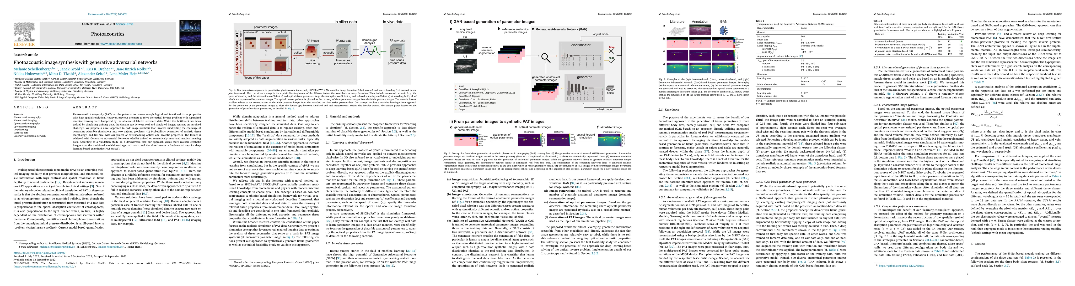 Thumbnail for Photoacoustic image synthesis with generative adversarial networks