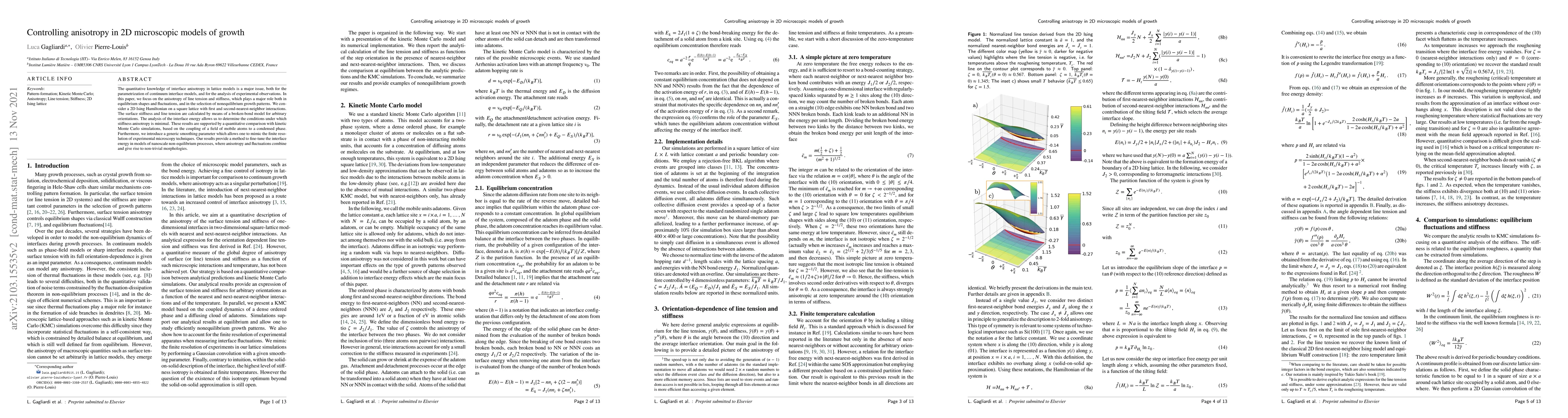 Thumbnail for Controlling anisotropy in 2D microscopic models of growth