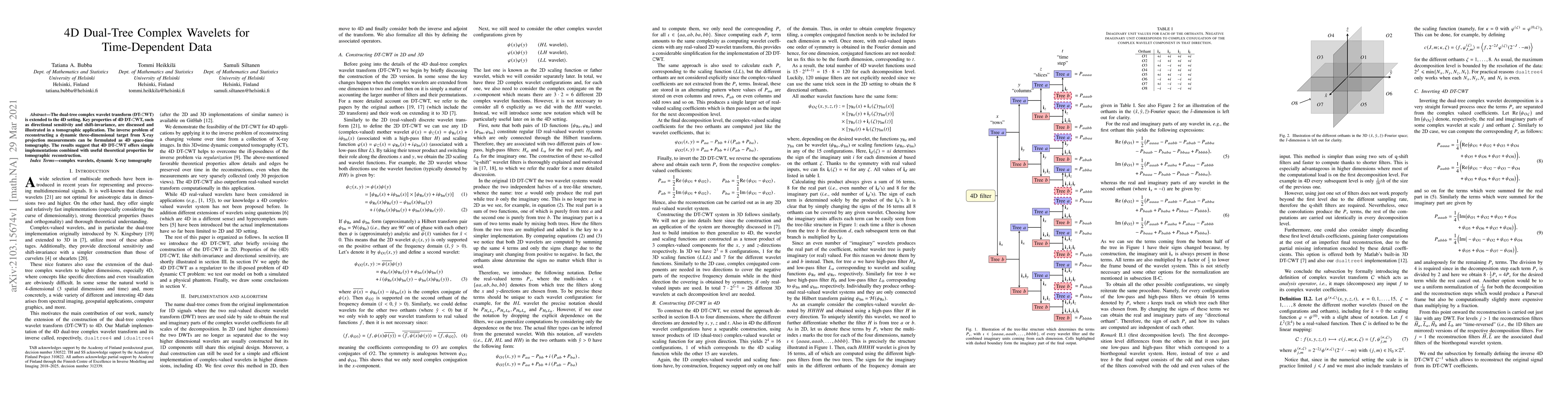 Thumbnail for 4D Dual-Tree Complex Wavelets for Time-Dependent Data