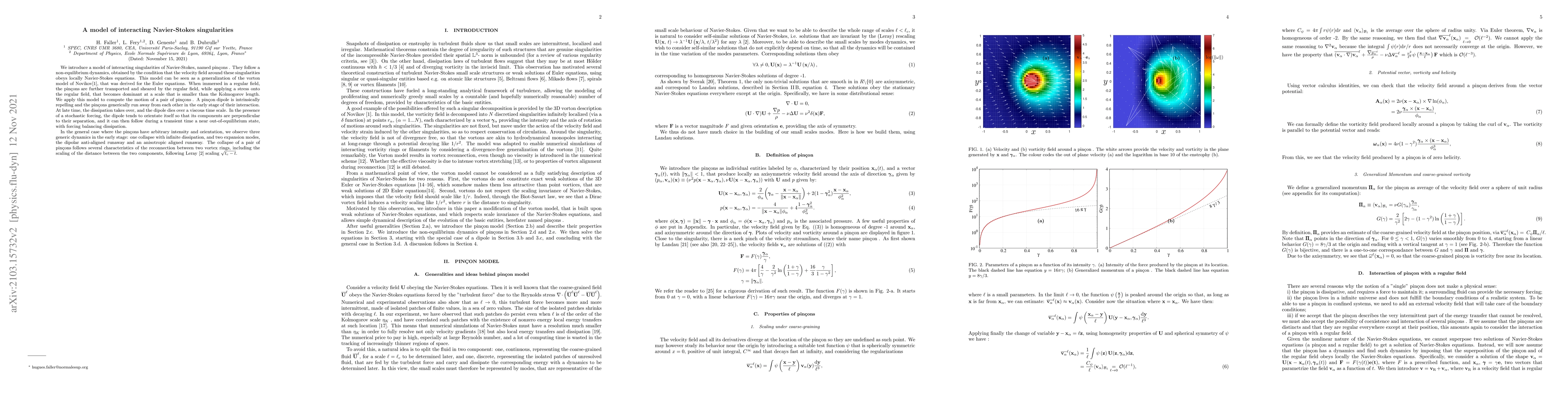 Thumbnail for A model of interacting Navier-Stokes singularities