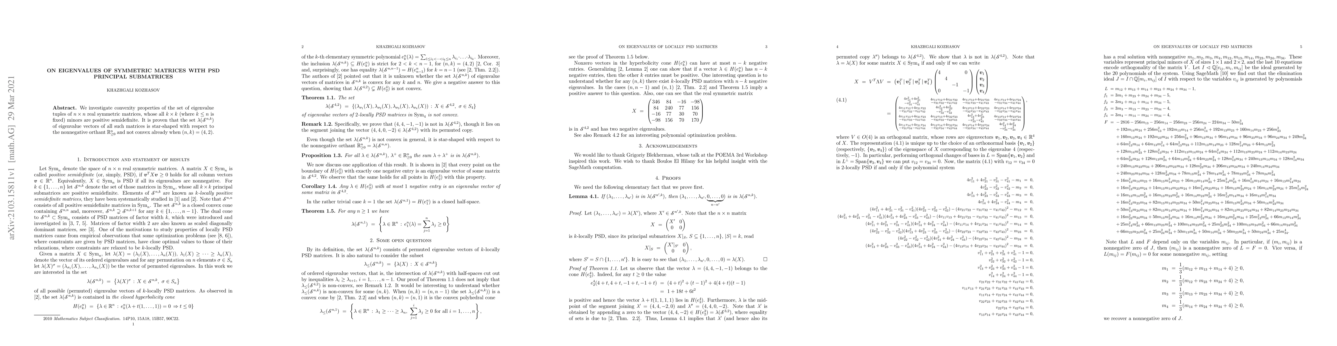 Thumbnail for On eigenvalues of symmetric matrices with PSD principal submatrices