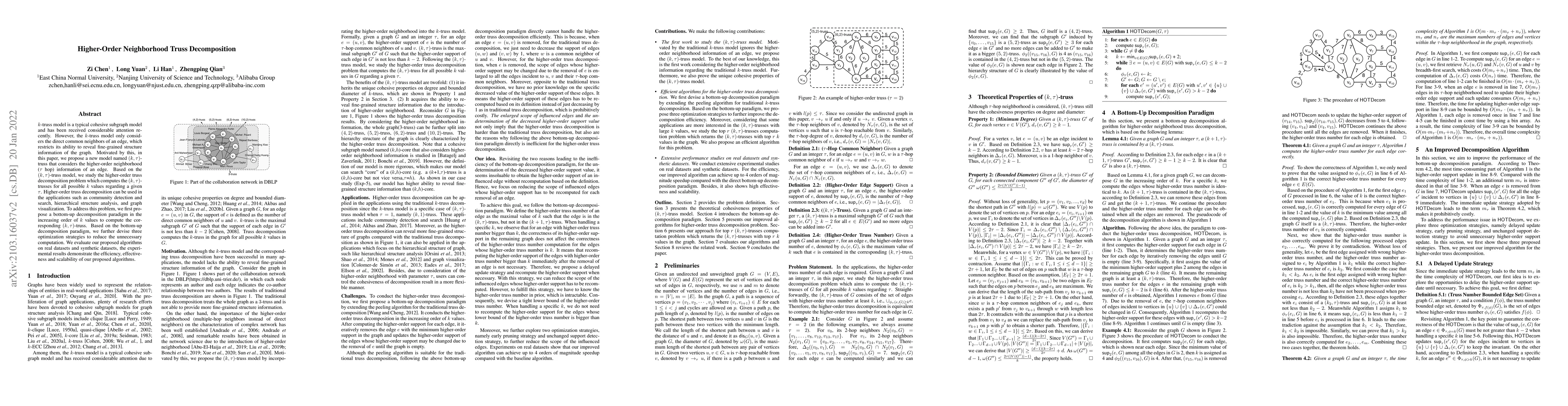 Thumbnail for Higher-Order Neighborhood Truss Decomposition