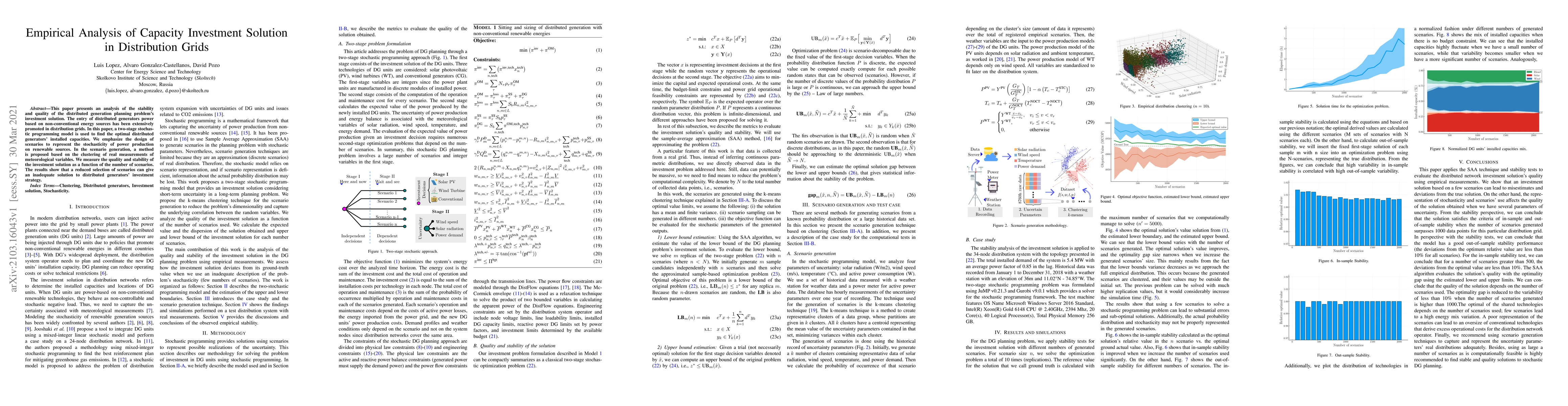 Thumbnail for Empirical Analysis of Capacity Investment Solution in Distribution Grids