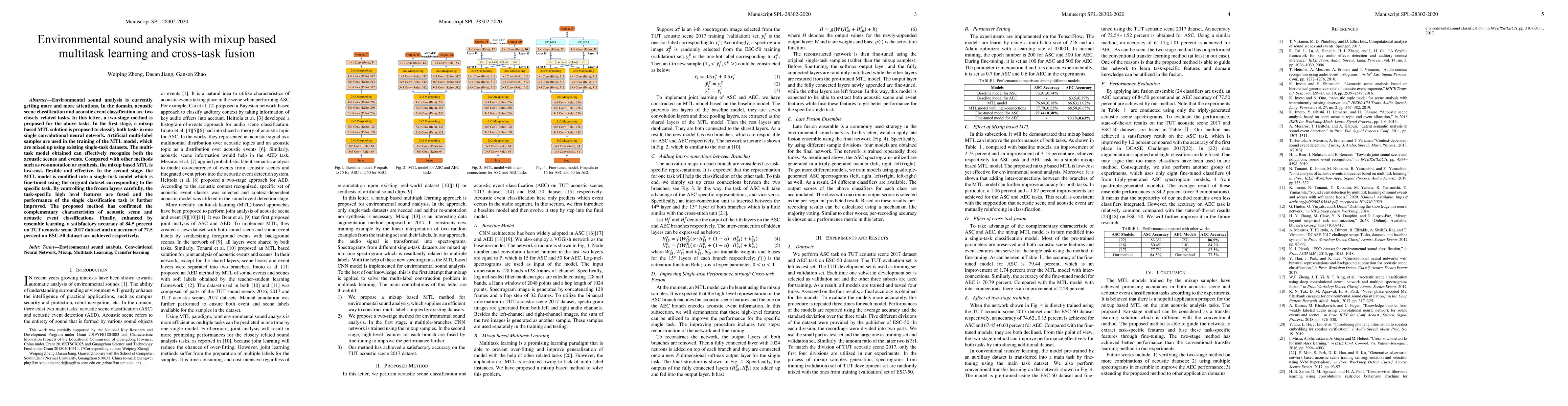 Thumbnail for Environmental sound analysis with mixup based multitask learning and
  cross-task fusion