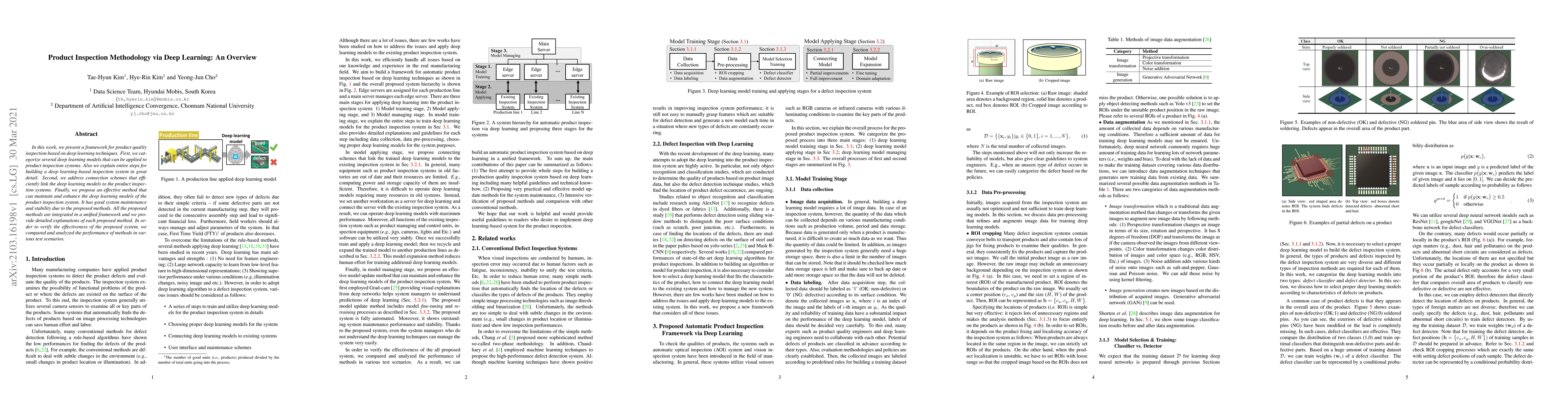 Thumbnail for Product Inspection Methodology via Deep Learning: An Overview