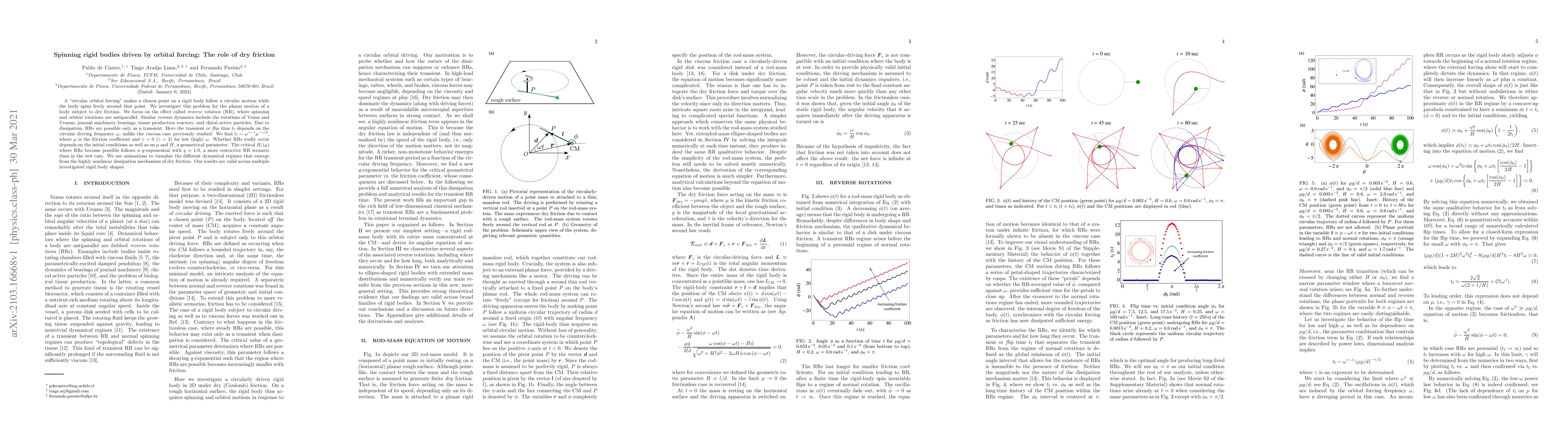 Thumbnail for Spinning rigid bodies driven by orbital forcing: The role of dry
  friction