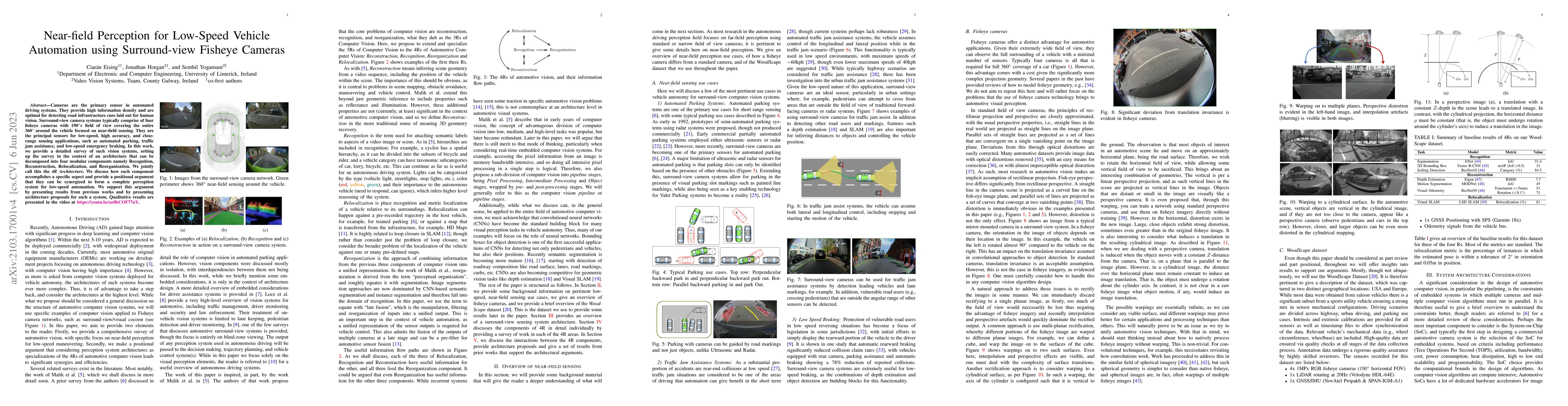 Thumbnail for Near-field Perception for Low-Speed Vehicle Automation using
  Surround-view Fisheye Cameras