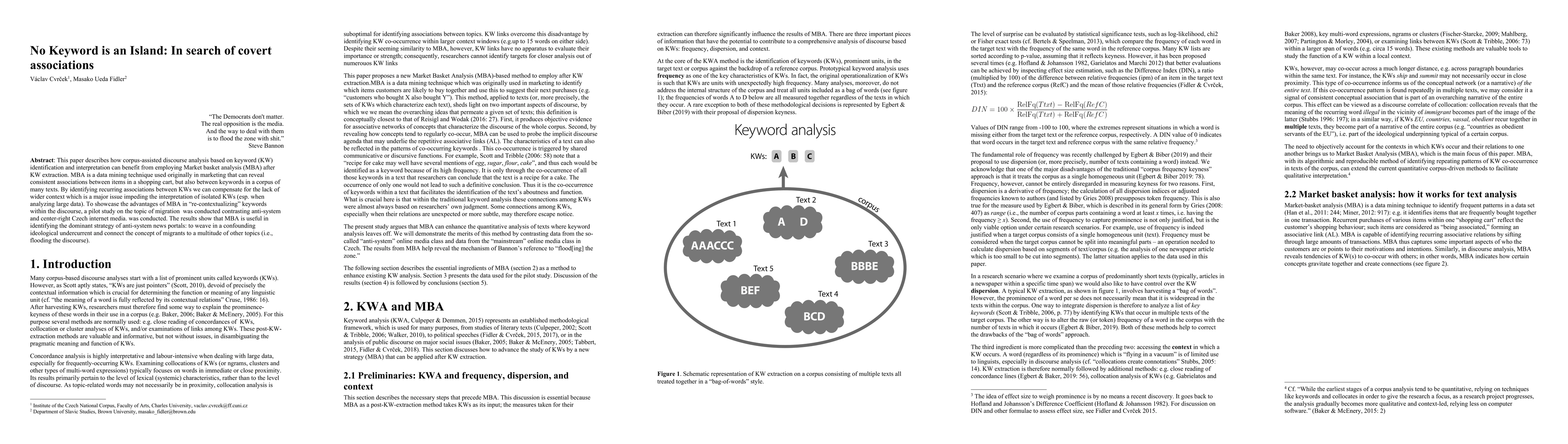 Thumbnail for No Keyword is an Island: In search of covert associations
