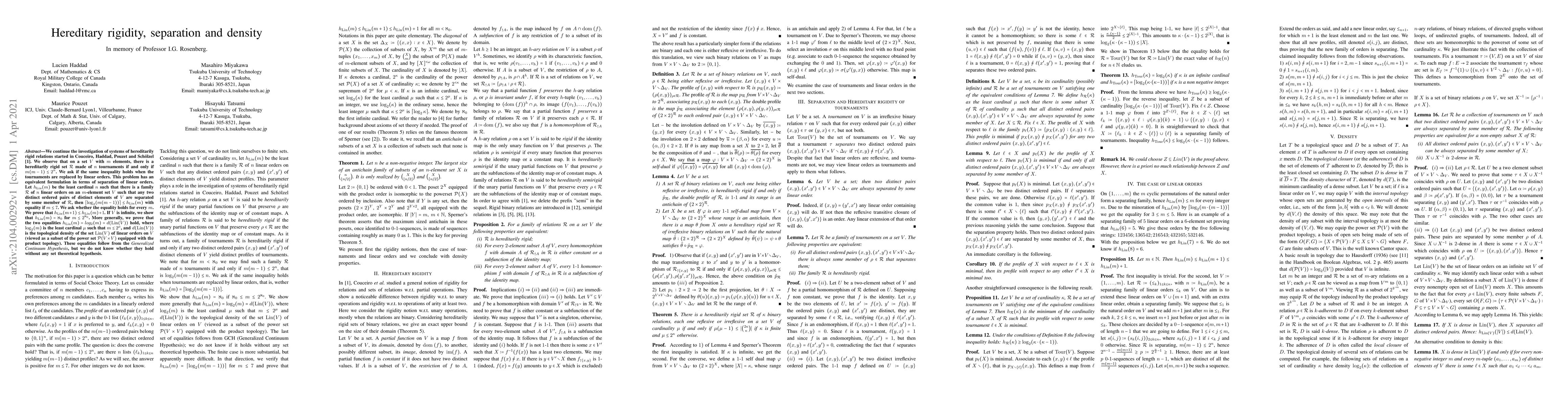 Thumbnail for Hereditary rigidity, separation and density In memory of Professor I.G.
  Rosenberg