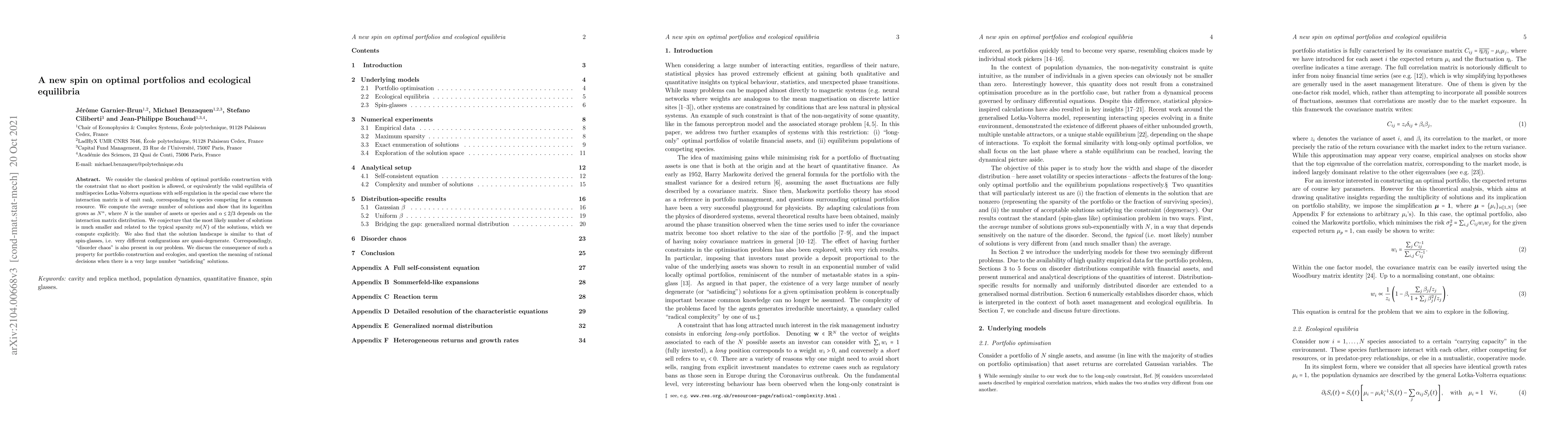 Thumbnail for A new spin on optimal portfolios and ecological equilibria