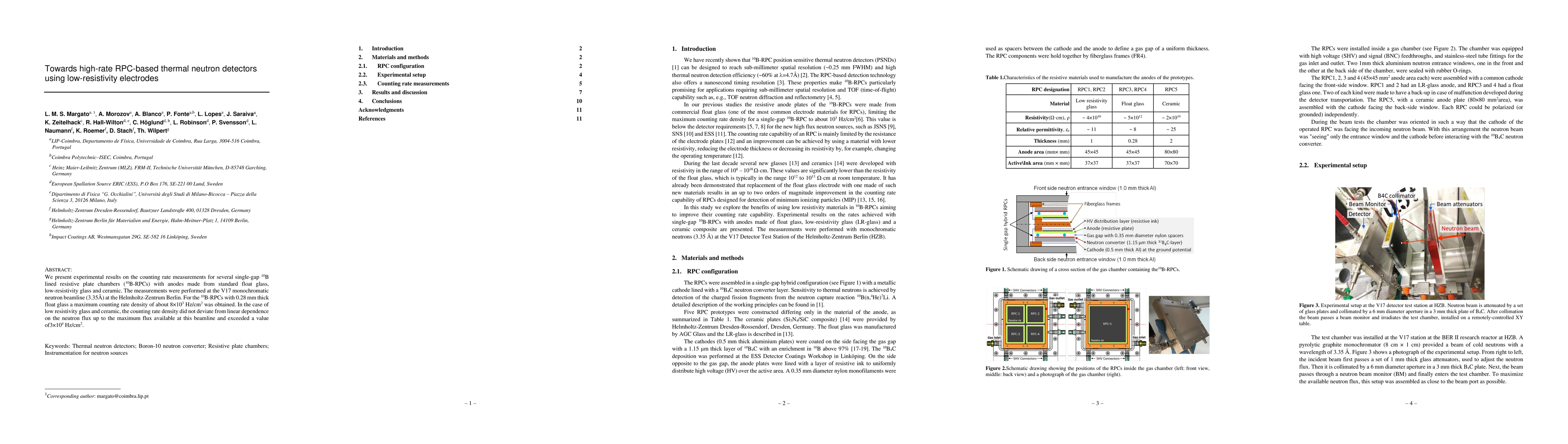 Thumbnail for Towards high-rate RPC-based thermal neutron detectors using
  low-resistivity electrodes
