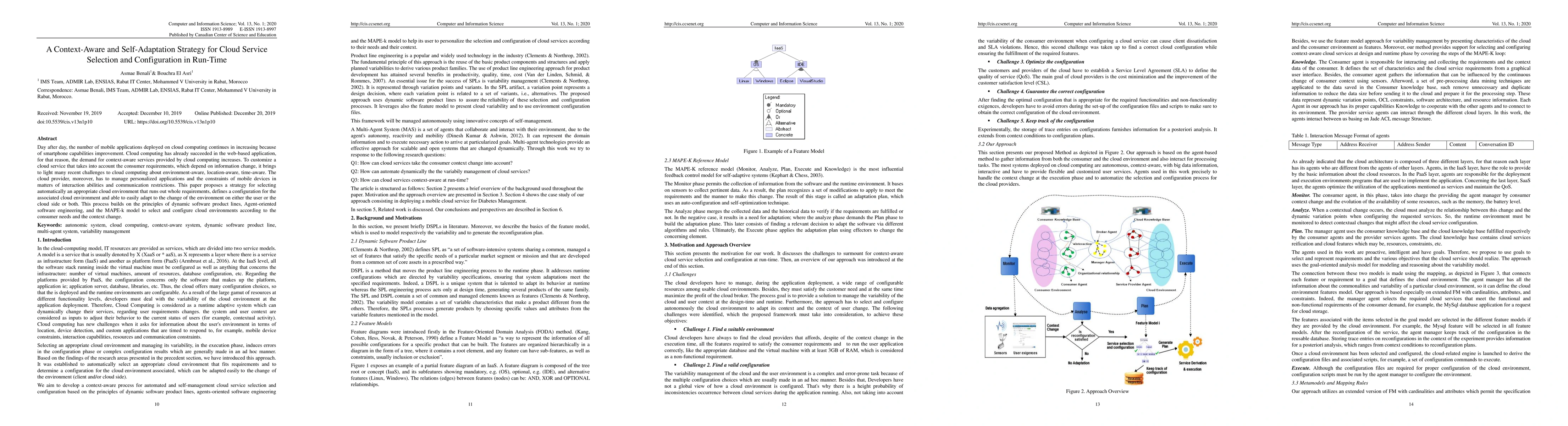 Thumbnail for A Context Aware and Self Adaptation Strategy for Cloud Service Selection
  and Configuration in Run Time