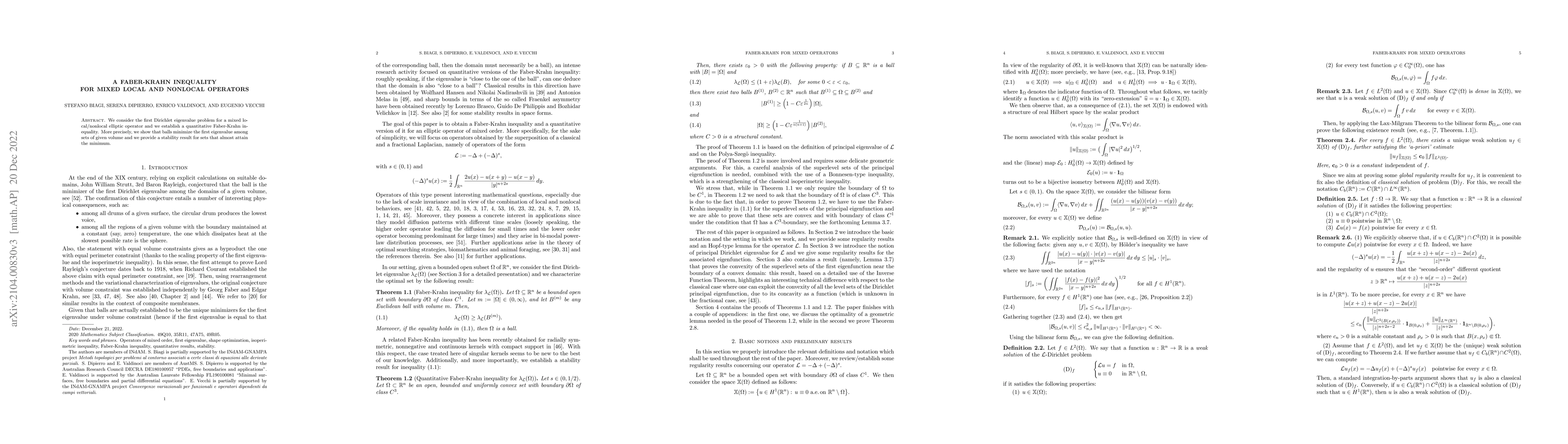 Thumbnail for A Faber-Krahn inequality for mixed local and nonlocal operators
