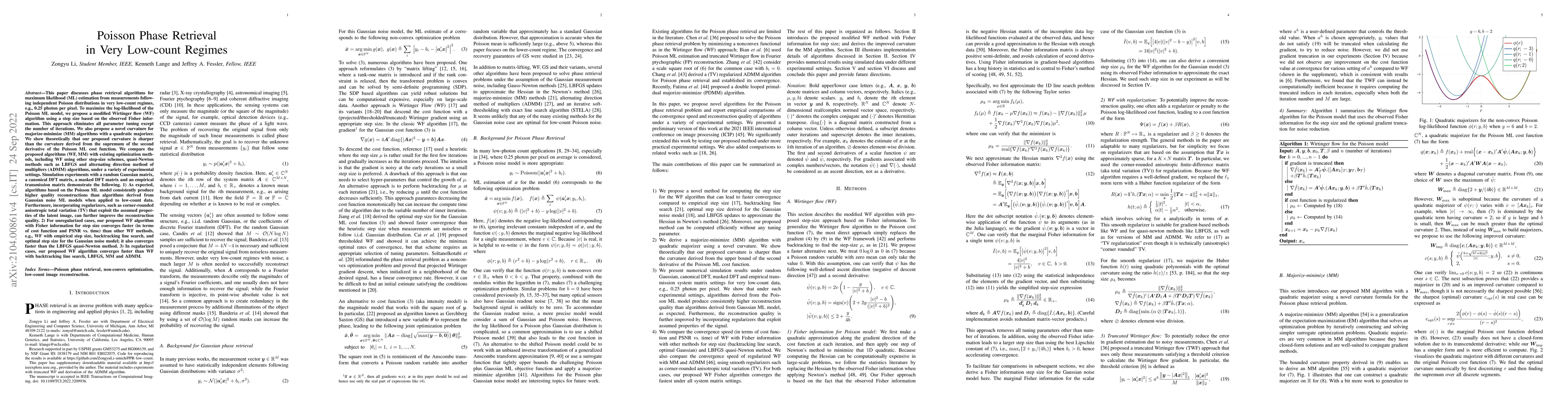Thumbnail for Poisson Phase Retrieval in Very Low-count Regimes
