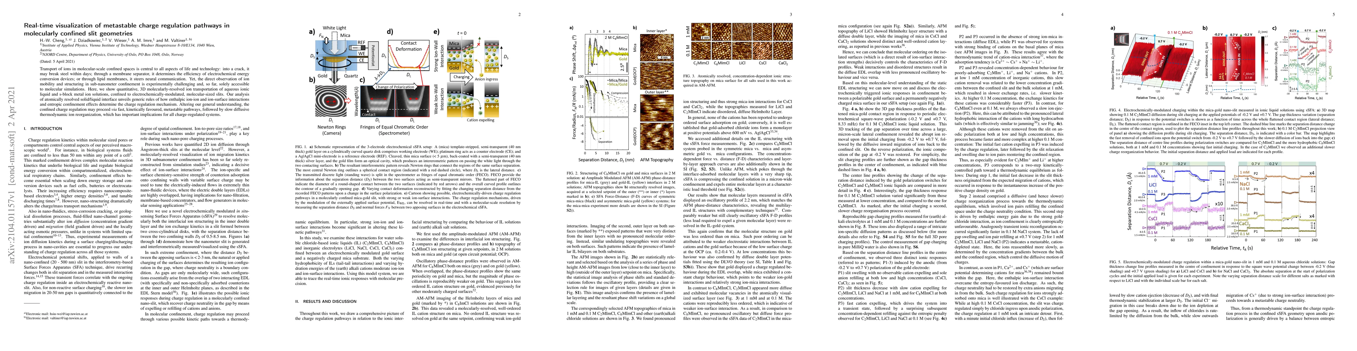 Thumbnail for Real-time visualization of metastable charge regulation pathways in
  molecularly confined slit geometries