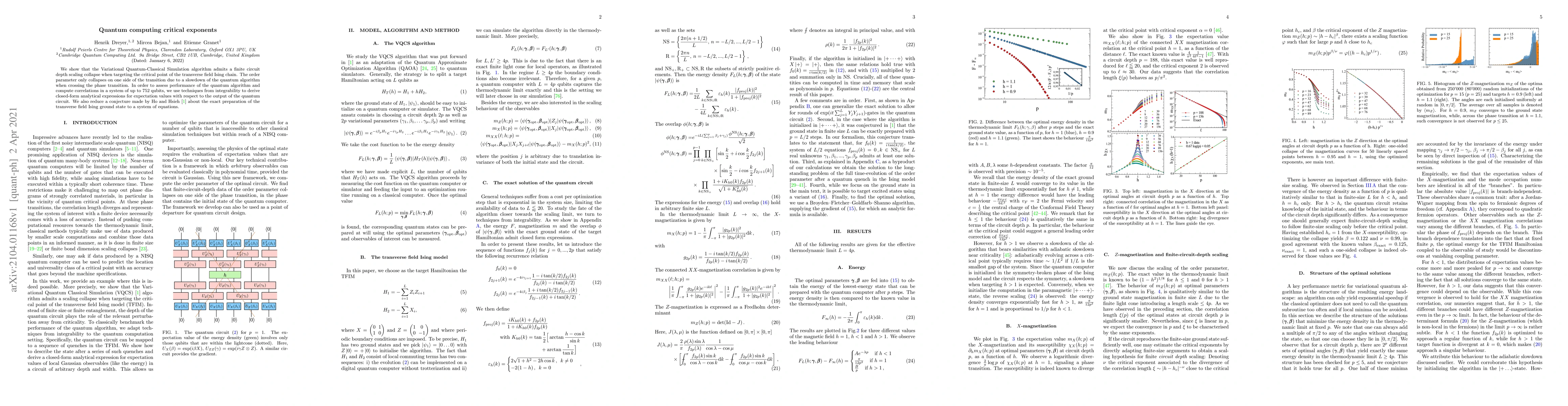 Thumbnail for Quantum computing critical exponents