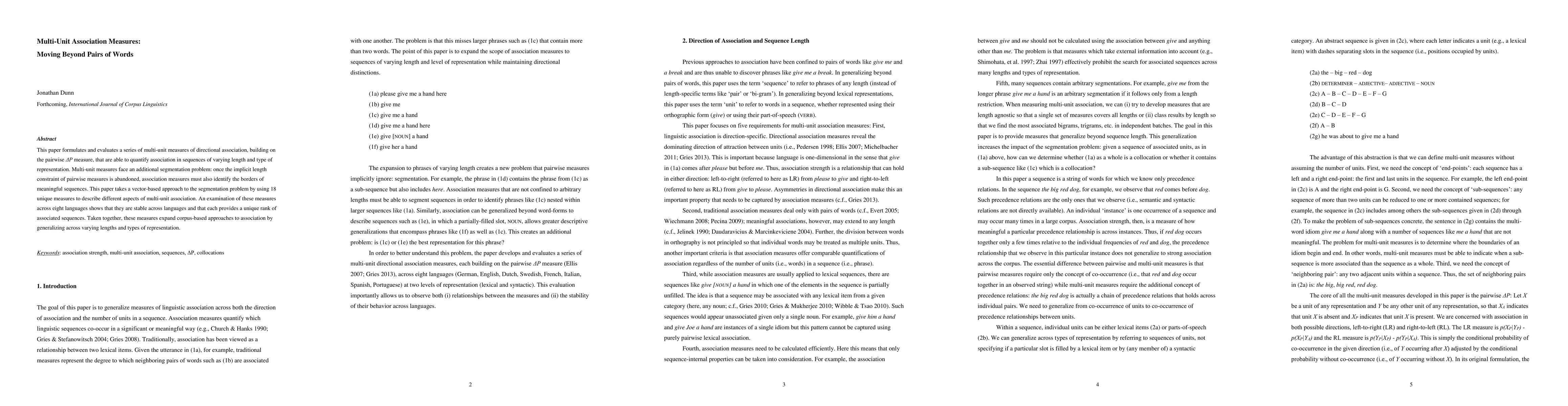 Thumbnail for Multi-Unit Directional Measures of Association: Moving Beyond Pairs of
  Words