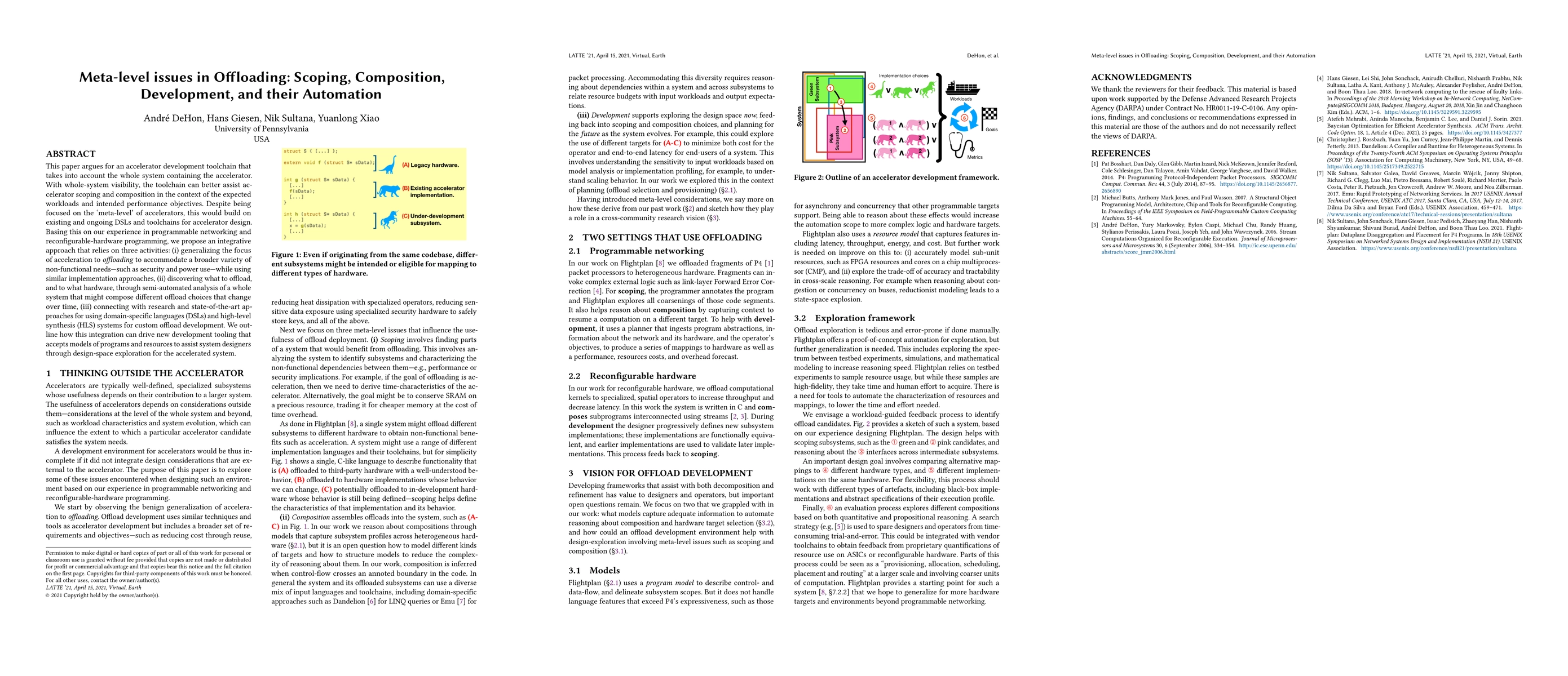 Thumbnail for Meta-level issues in Offloading: Scoping, Composition, Development, and
  their Automation