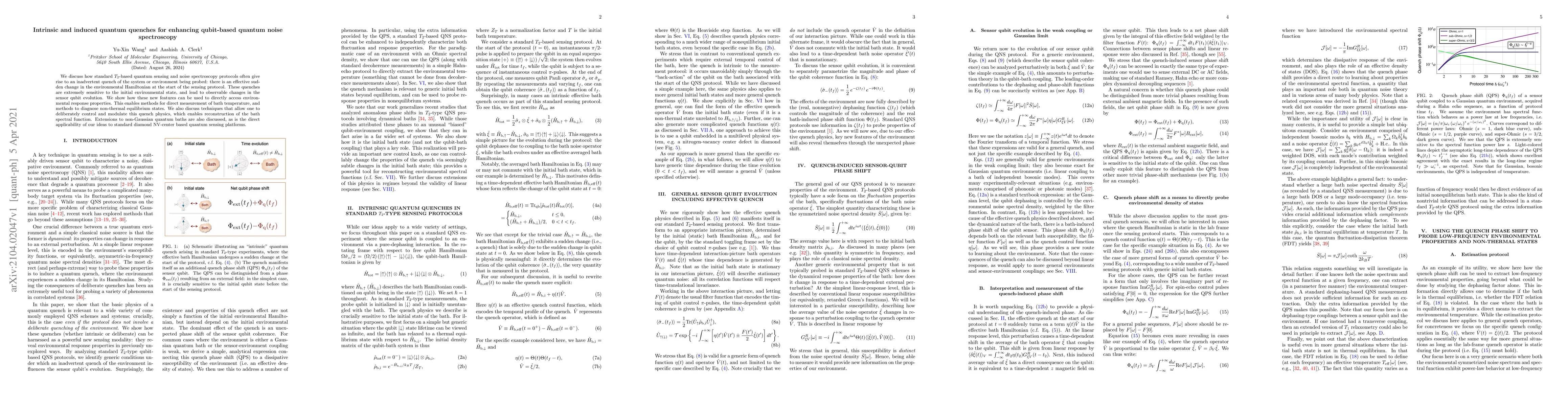 Thumbnail for Intrinsic and induced quantum quenches for enhancing qubit-based quantum
  noise spectroscopy