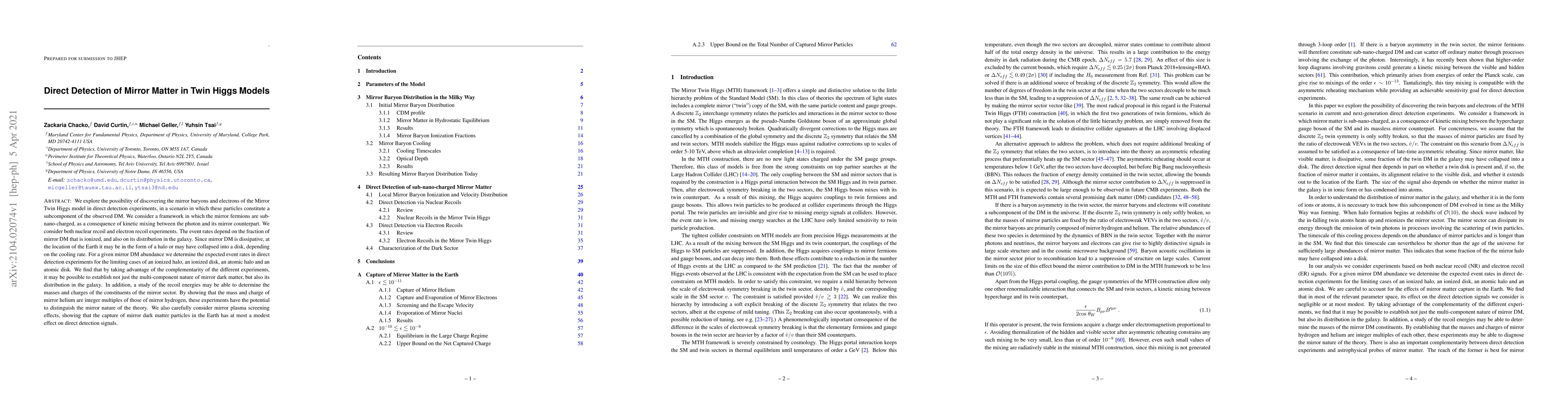 Thumbnail for Direct Detection of Mirror Matter in Twin Higgs Models