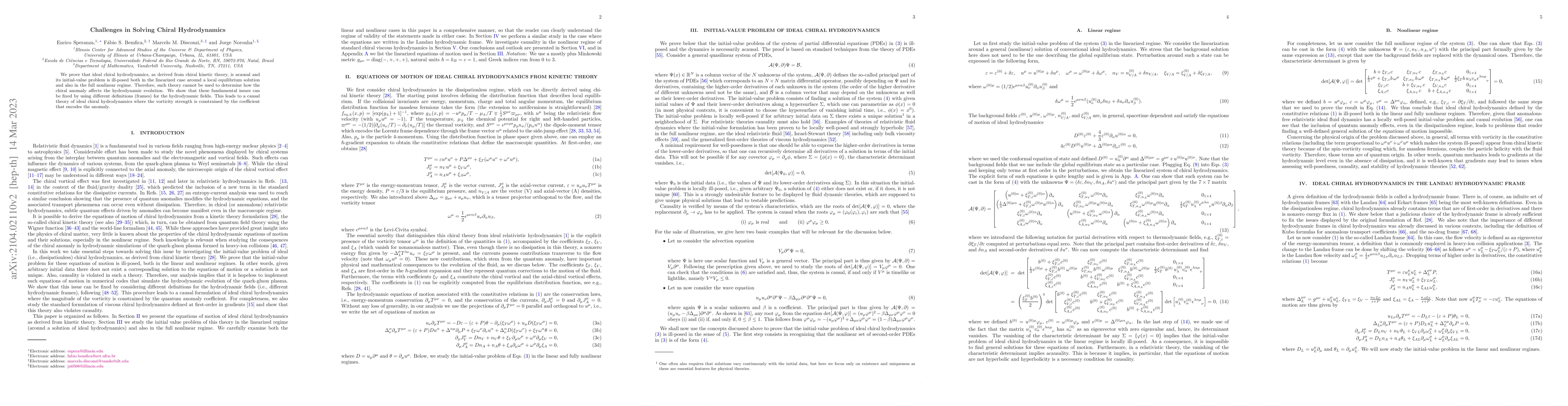 Thumbnail for Challenges in Solving Chiral Hydrodynamics