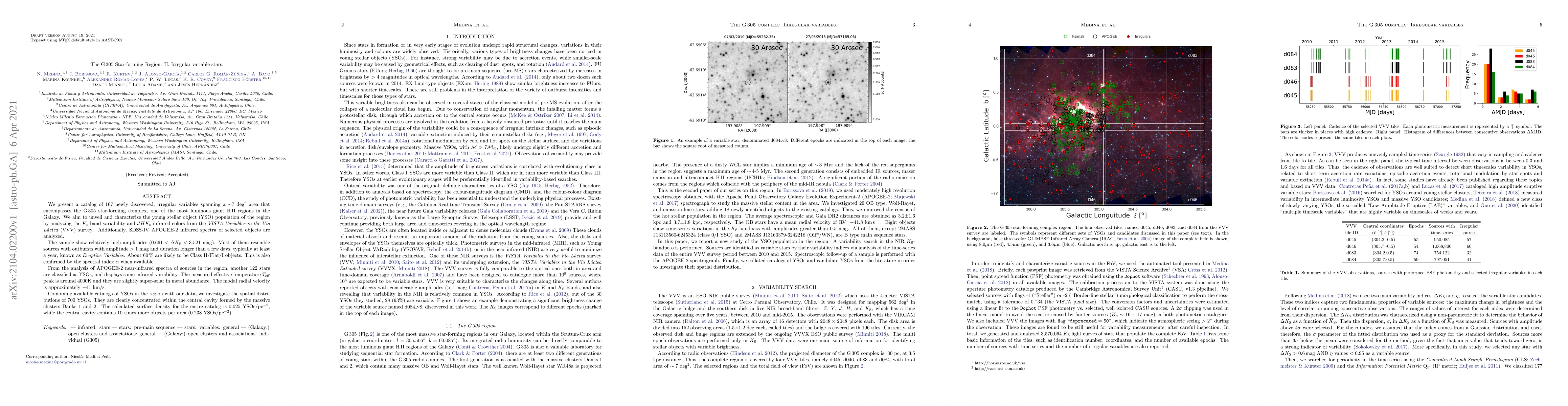 Thumbnail for The G 305 Star-forming Region: II. Irregular variable stars