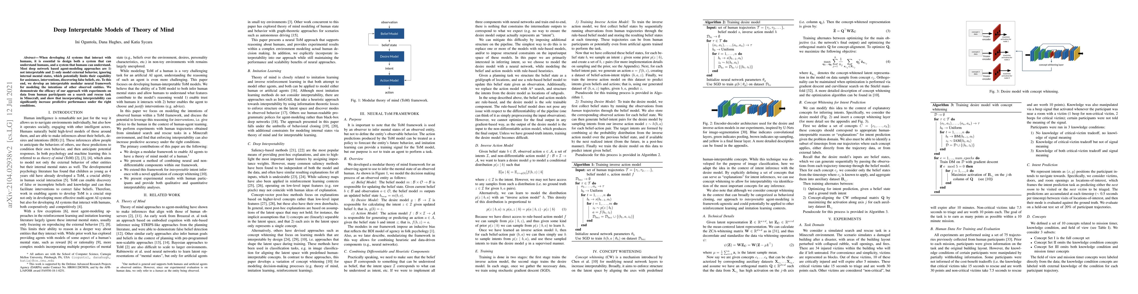Thumbnail for Deep Interpretable Models of Theory of Mind