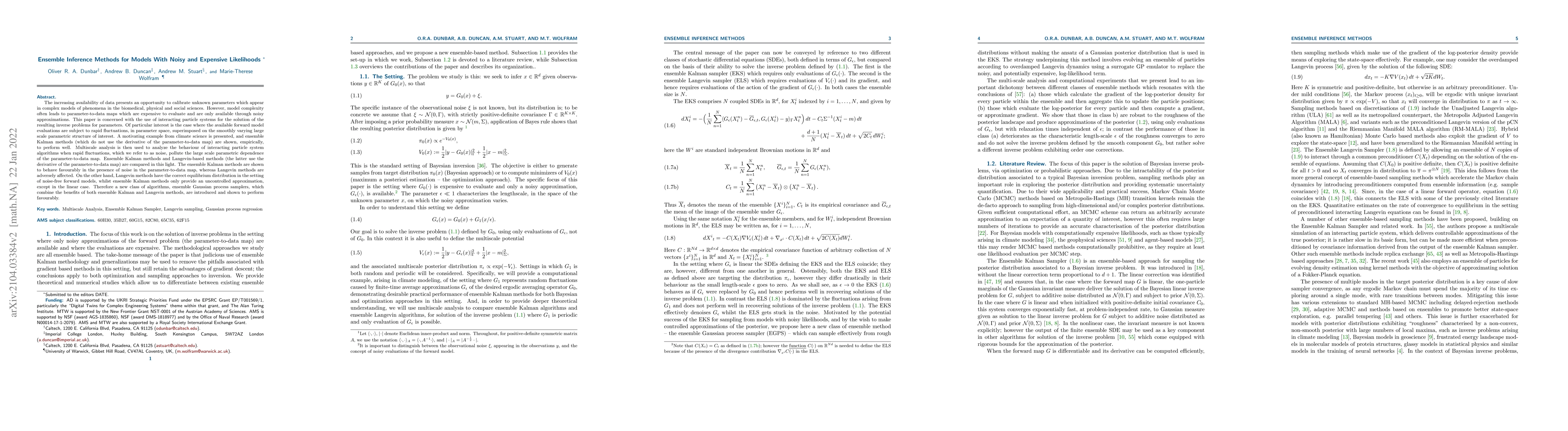 Thumbnail for Ensemble Inference Methods for Models With Noisy and Expensive
  Likelihoods