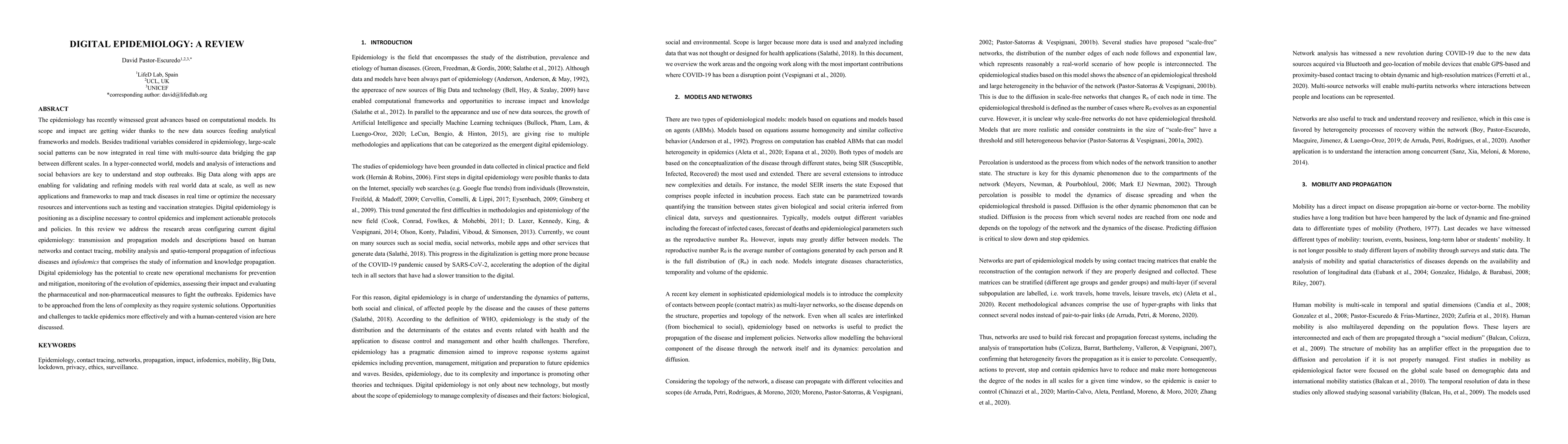 Thumbnail for Digital Epidemiology: A review