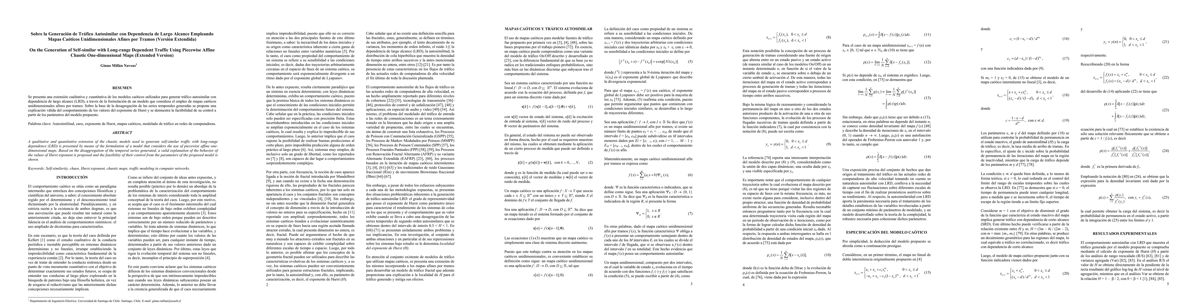 Thumbnail for On the Generation of Self-similar with Long-range Dependent Traffic
  Using Piecewise Affine Chaotic One-dimensional Maps (Extended Version)